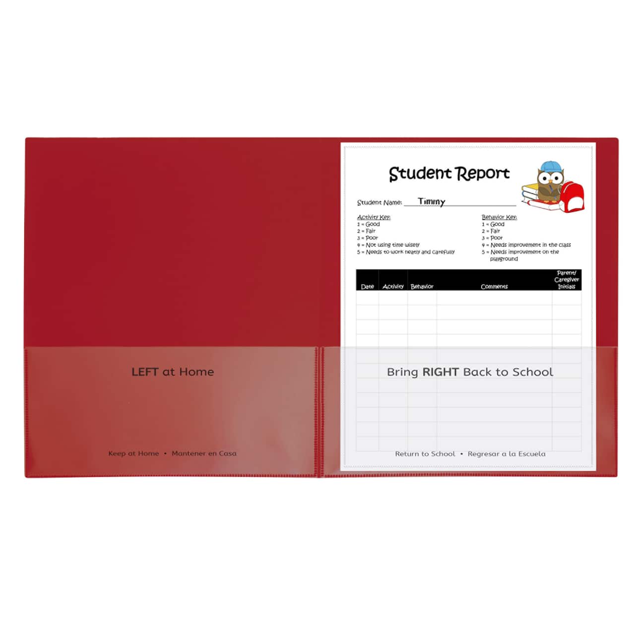 C-Line® Classroom Connector™ School-To-Home Folders, Box of 25
